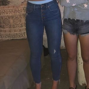 Madewell 10” high rise skinny jeans